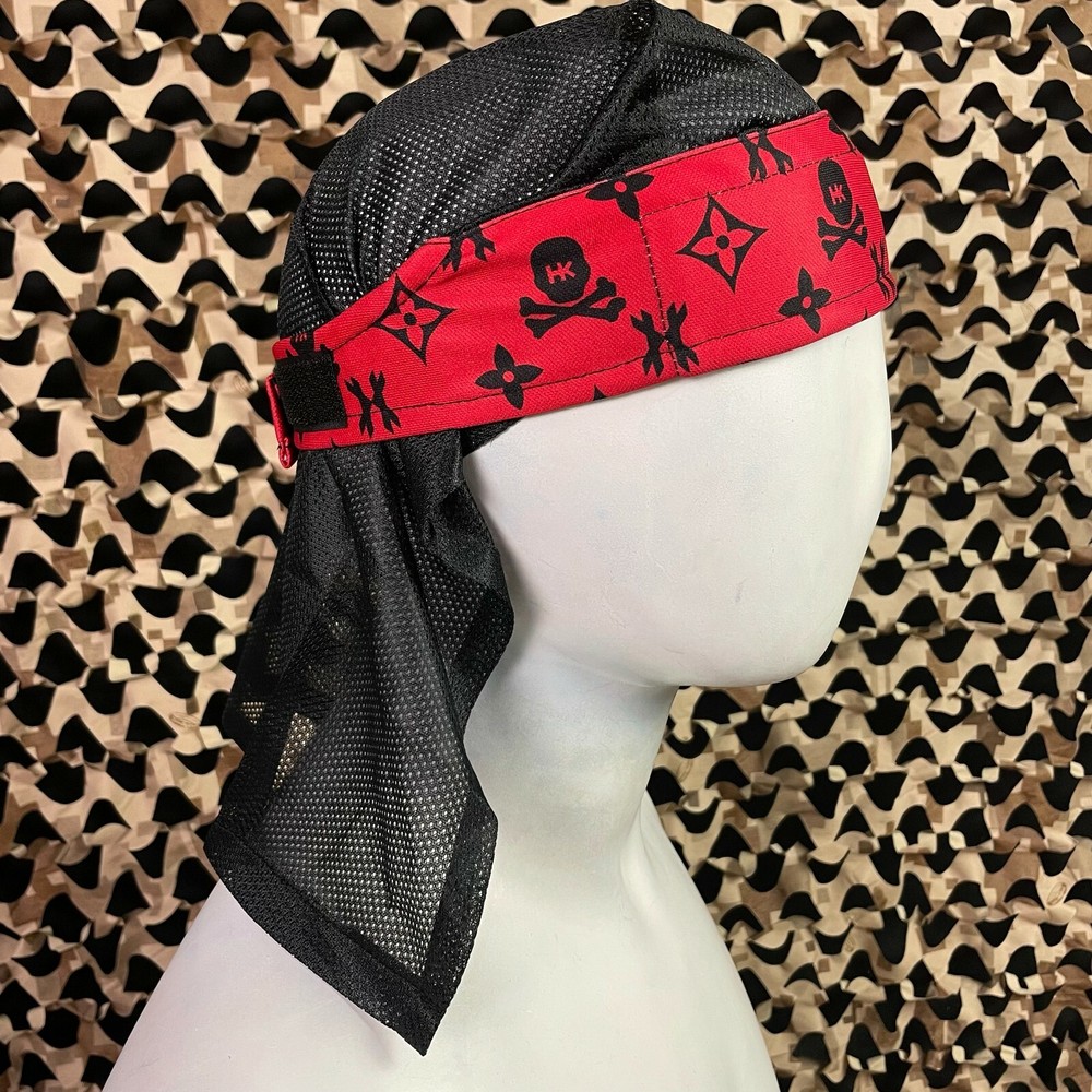 NEW HK Army Headwrap - Monogram Red/Black