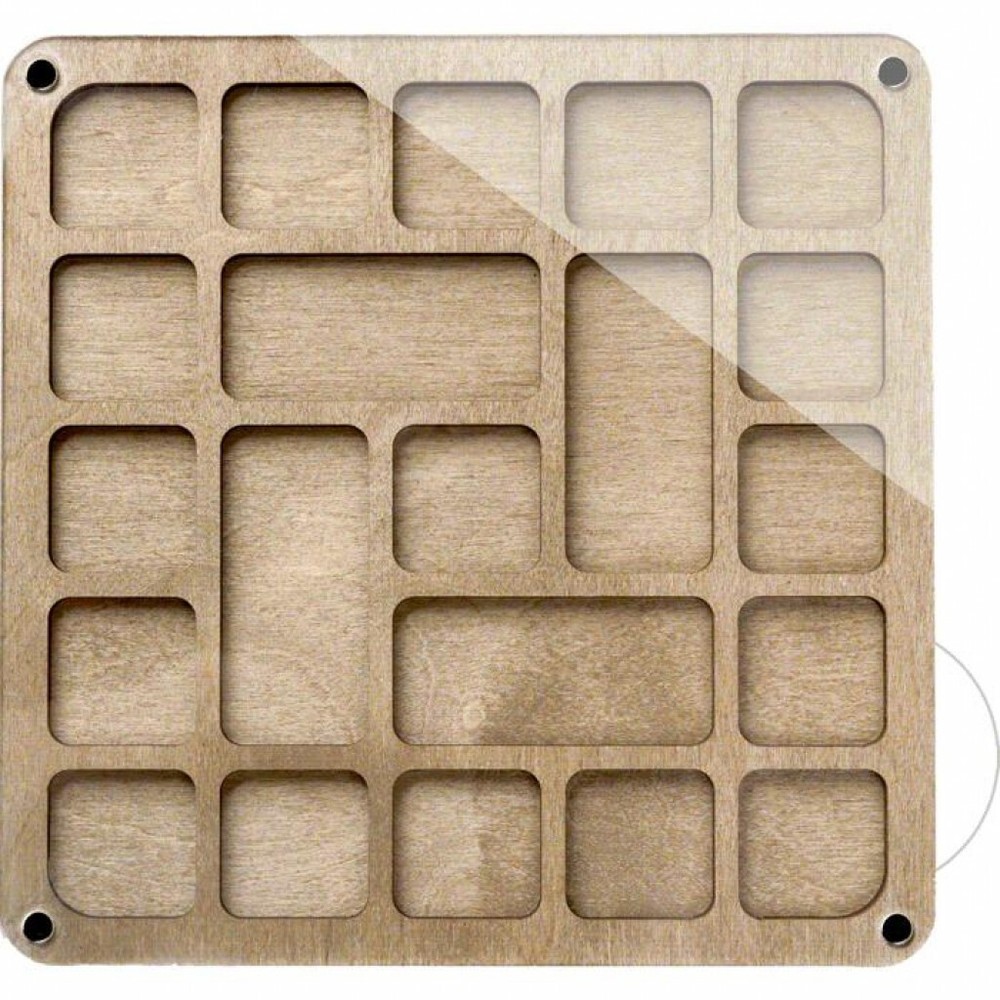 Plywood Bead Organizer Multiple cells Needlework storage organizer