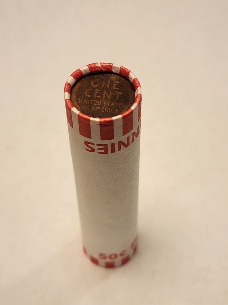 Circulated US Wheat Cents Roll