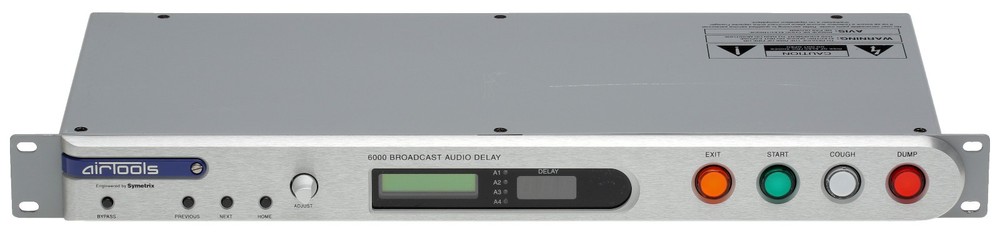 Symetrix Airtools 6000 Broadcast 40 Sec Profanity DUMP Button Delay XLR Balanced