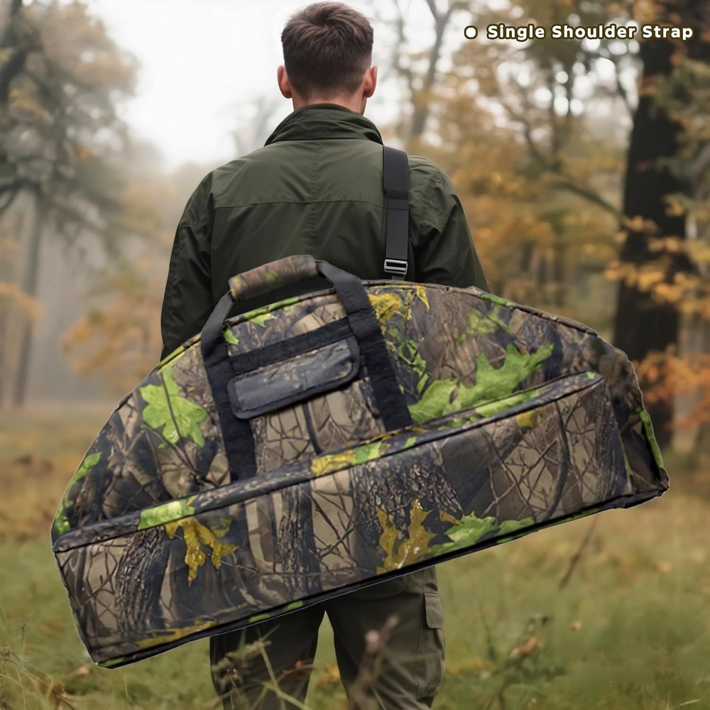 Compound Bow Case Soft Bow Padded Case Light-Weight Bow Carry Bag with Arrow ...