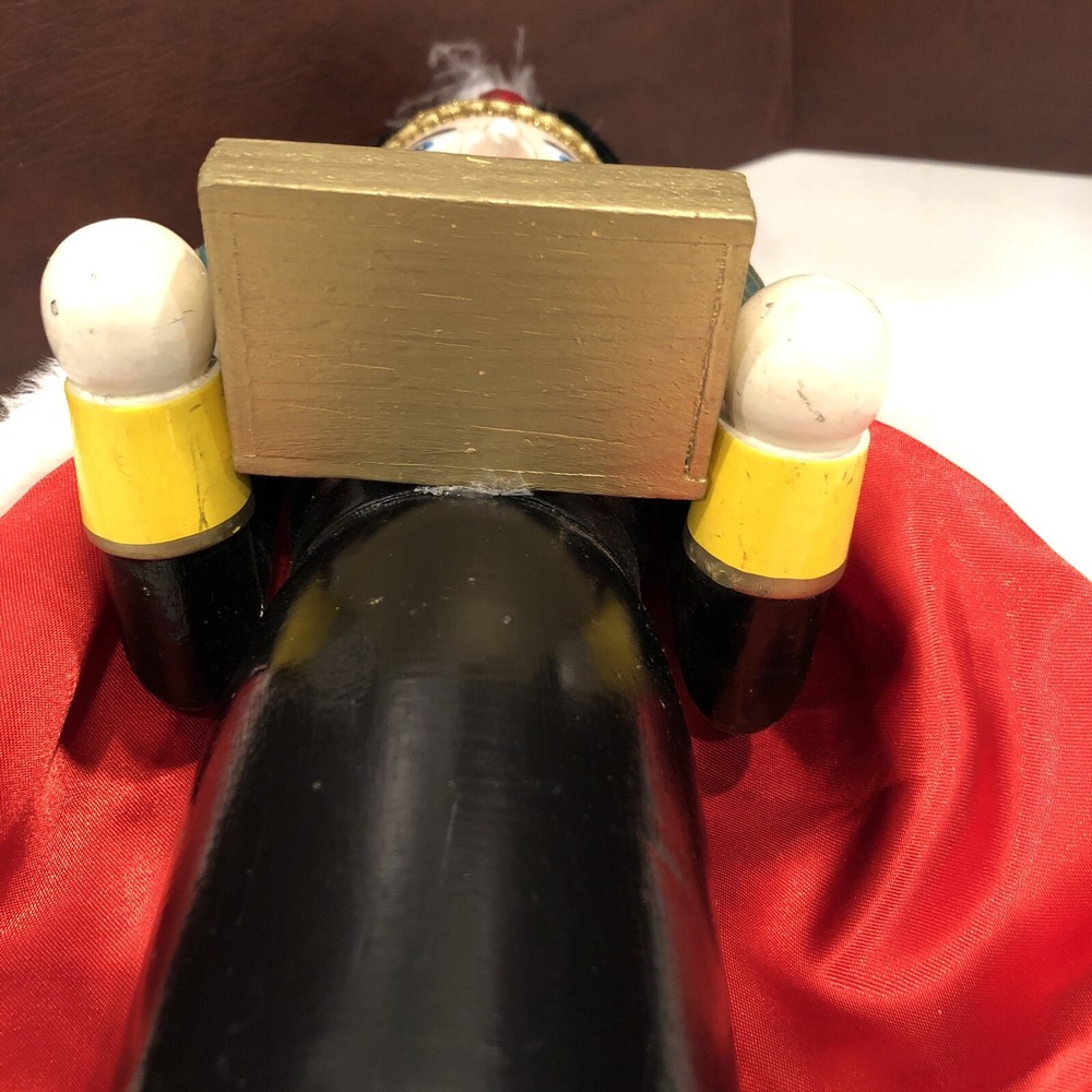 Nutcracker Cape Feather Hat Count Down Blocks on Tray 16”