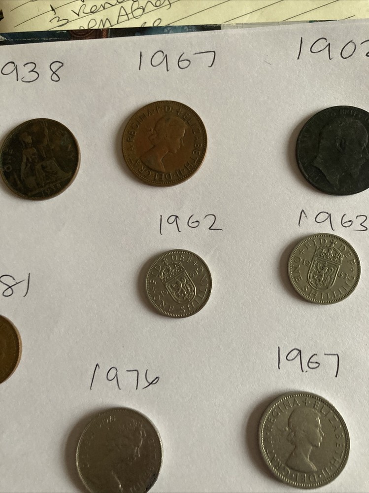 20 Old British Coins
