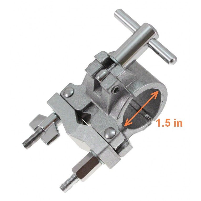 Universal Drum Rack Multi Clamp 1.5" Pipe Bar Tom Holder Mount Hardware