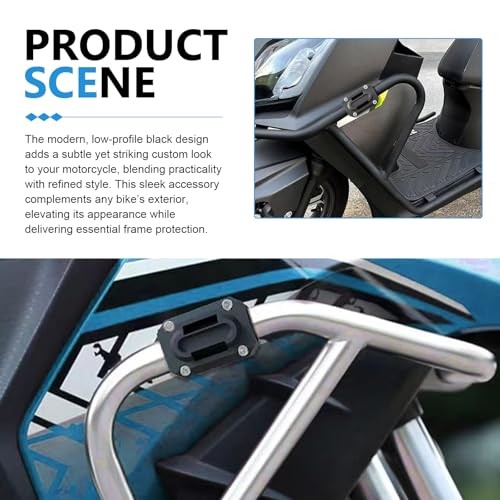 2 PCS Motorcycle Engine Guard Bumper Block, Crash Bar Protector, Anti-Scratch