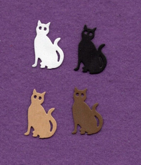 CAT # 11 die cuts scrapbook cards