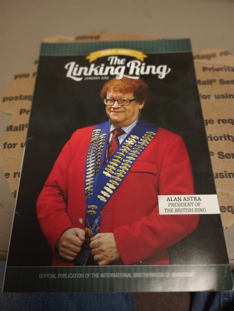 Alan Astra President British Ring Linking Ring Issue January 2015