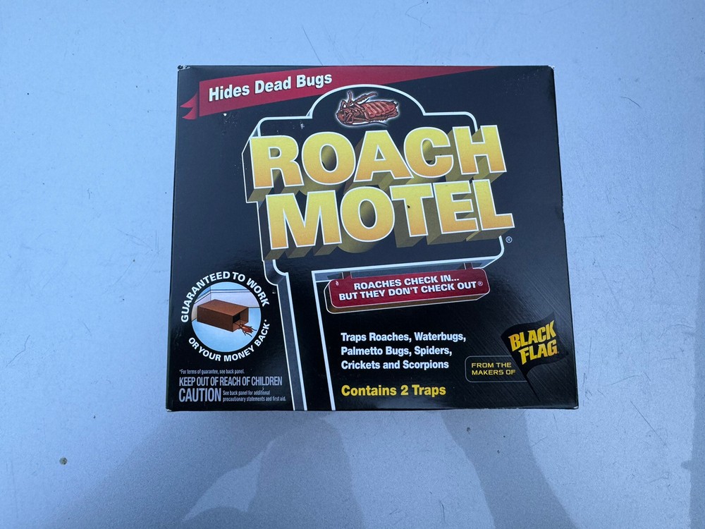 Black Flag Roach Motel Traps, 2-Count, 1-Pack
