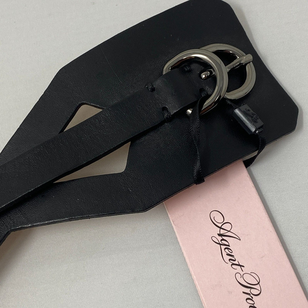 Agent Provocateur Veronica Black Leather Single Cuff NWT $200