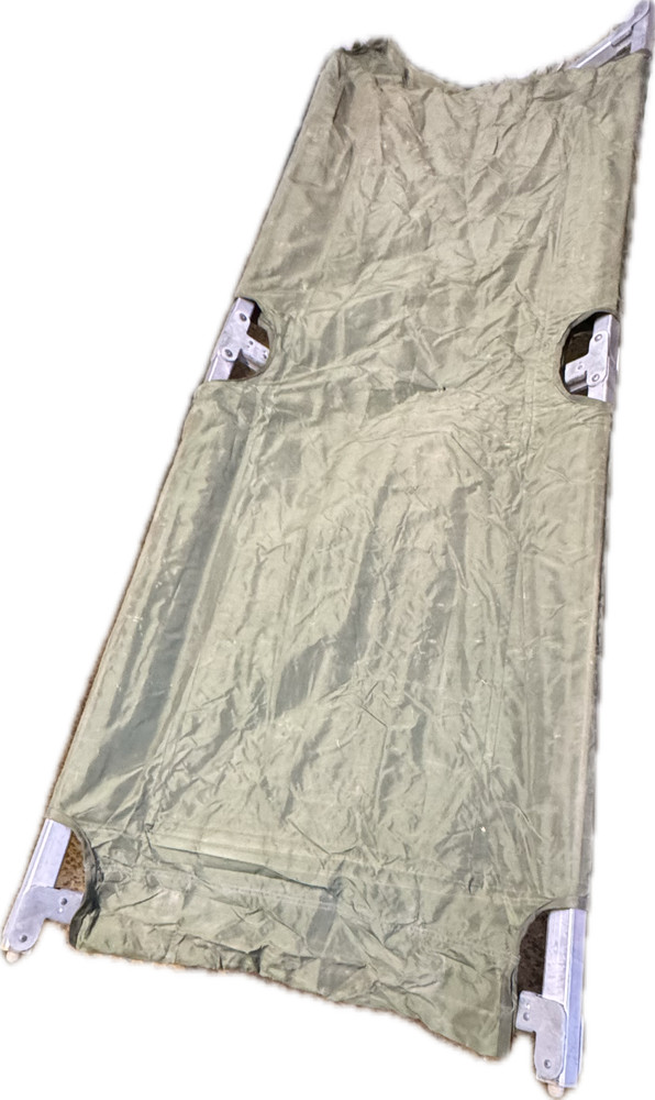 Compact Lightweight FOLDABLE Aluminum Sleeping Cot US Military NO END RODS