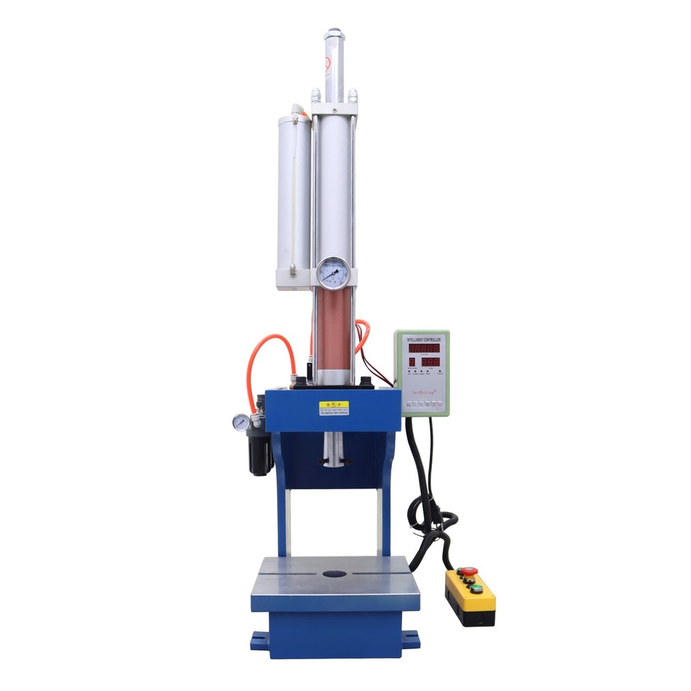 110V Double Buttons with Controller 6614Lb Pneumatic Punch Press Machine C-Frame