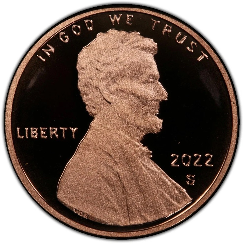 2022 -S  Proof Lincoln Shield Cent Penny US Coin
