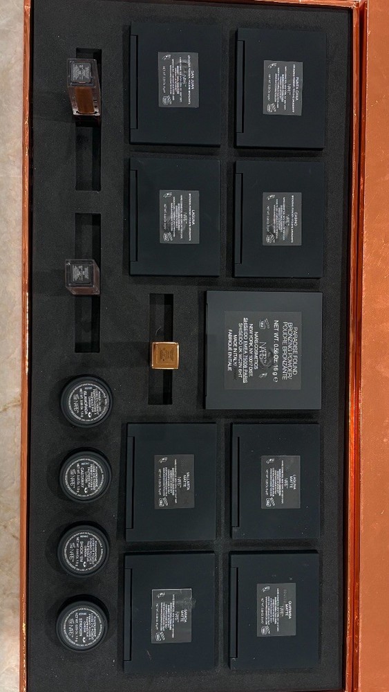 NARS Makeup Gift Box, Includes Bronzers, Bronzing Powder, Lip Balm & More! New