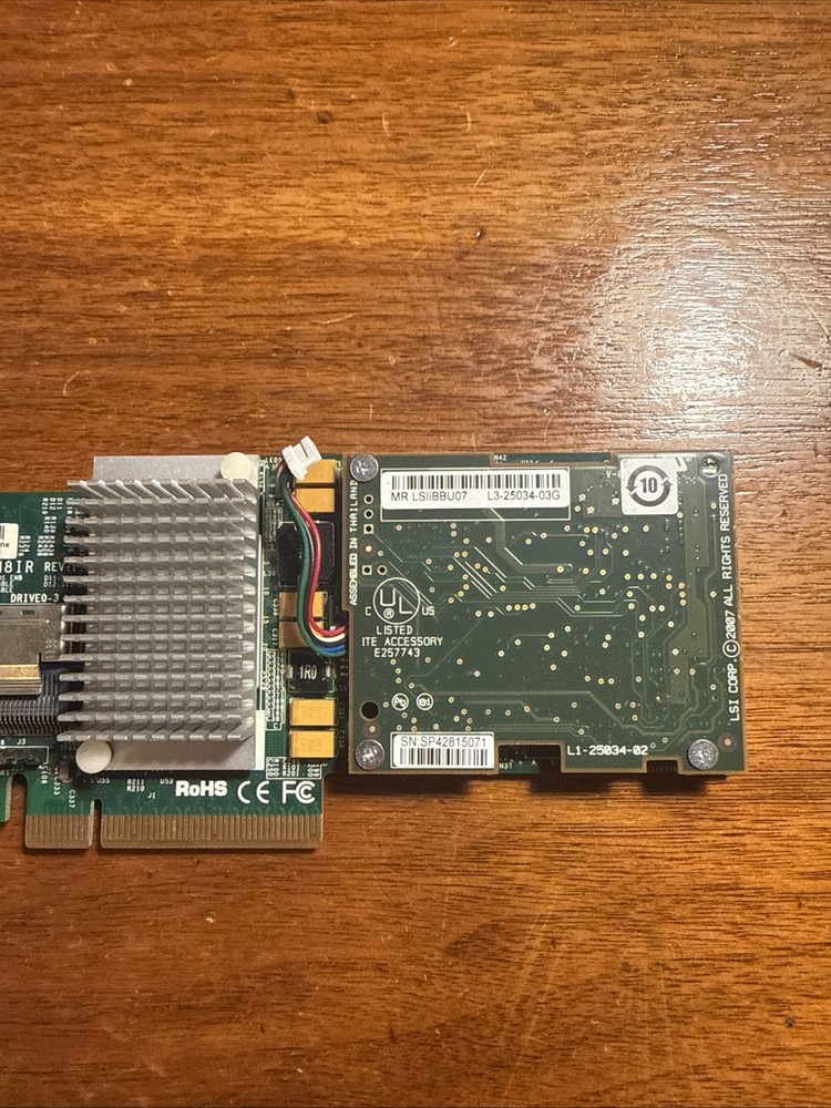 SuperMicro AOC-SAS2LP-H8IR PCI Express x8 SAS SATA RAID Controller