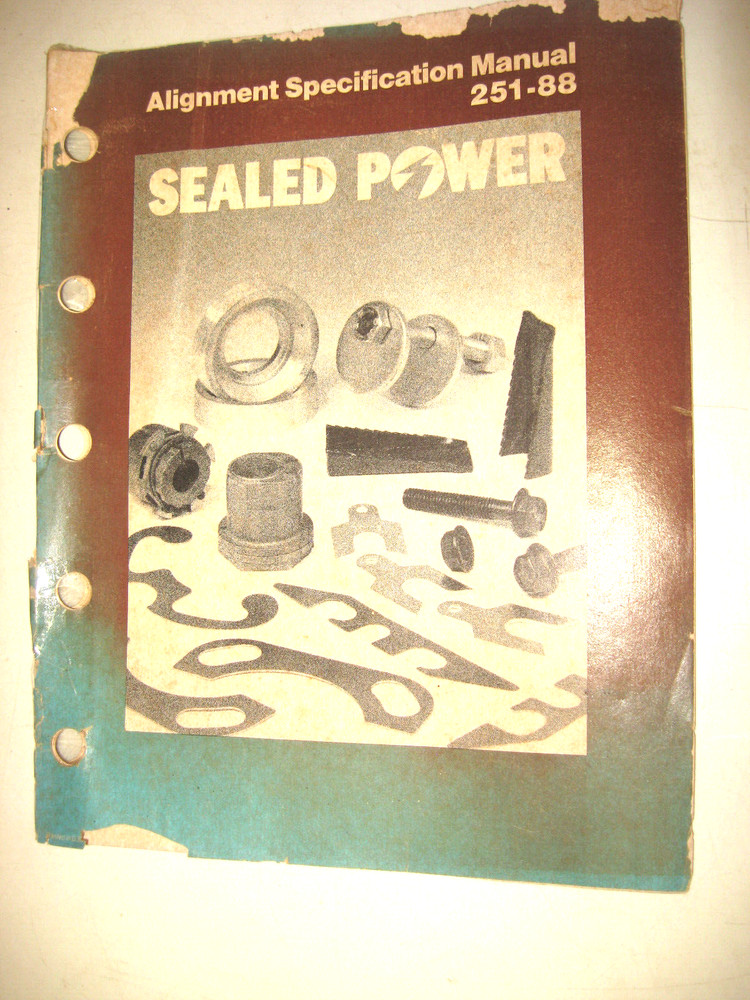 1988 SEALED POWER Alignment Specification Manual, 58 pages, # 251-88