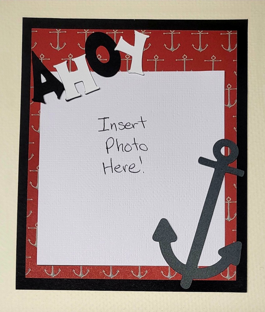 Pirate Ahoy Mat. Scrapbook, Card making Paper Piecing