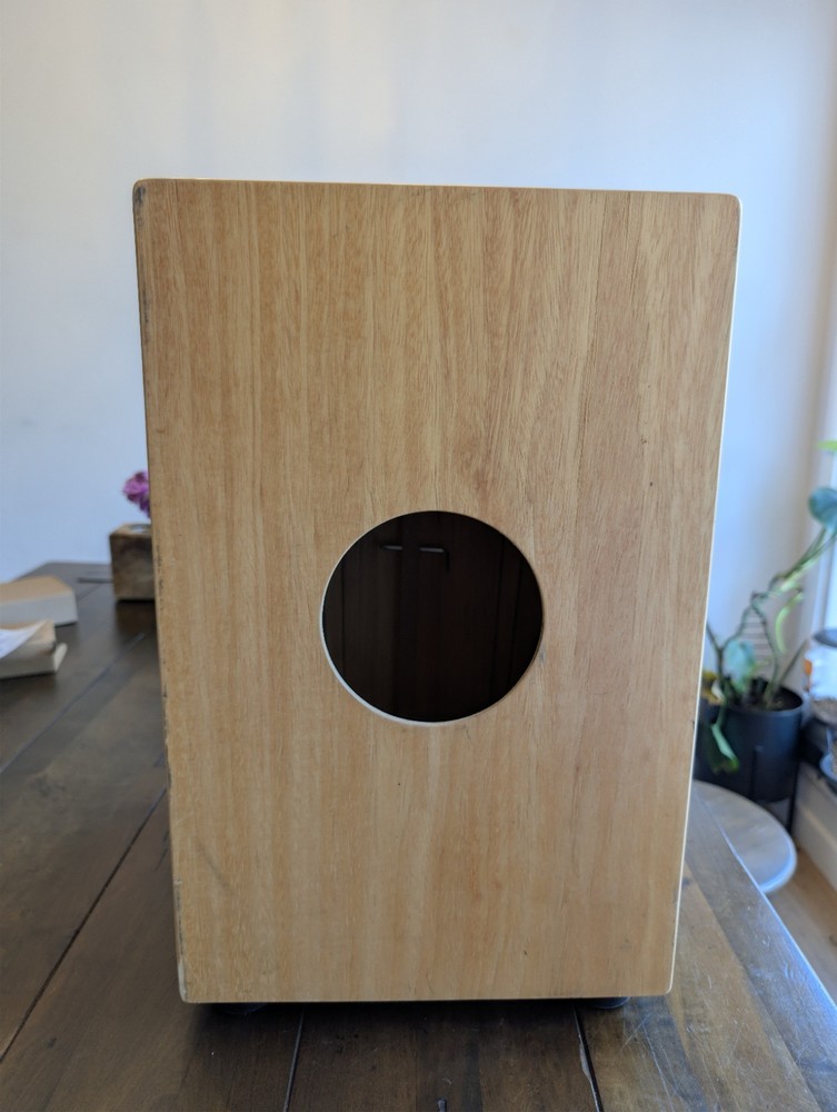Pyle String Cajon - Wooden Percussion Box, with Internal Guitar Strings- PCJD18