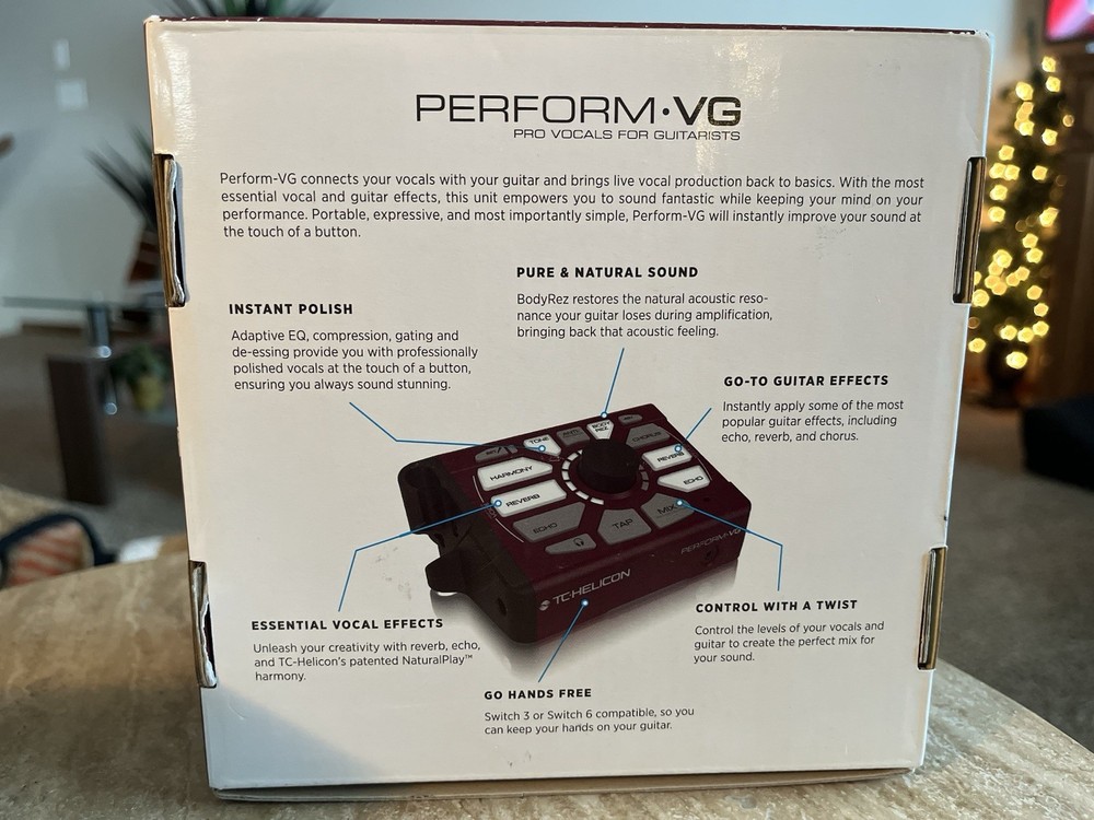 TC Helicon Vocal Effects Processor, TC Helicon Perform VG Look!