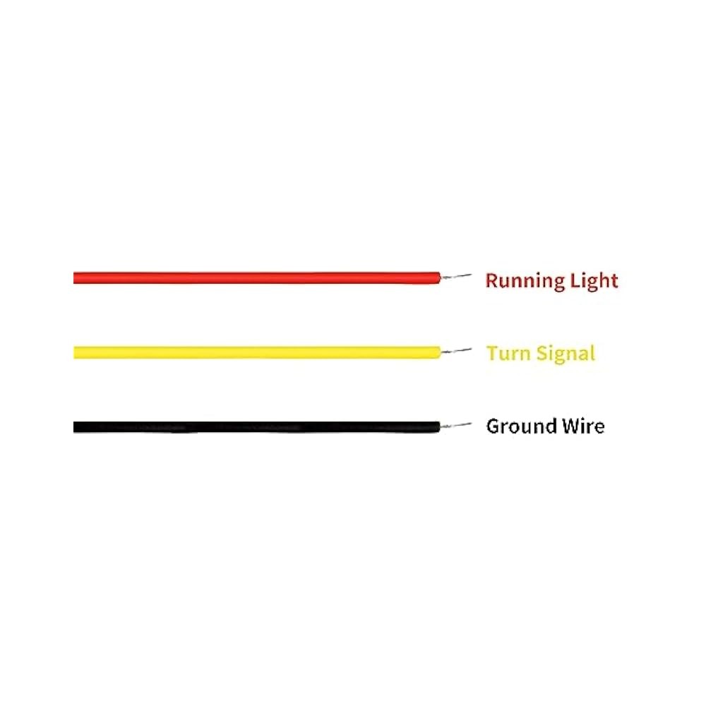For Motorcycle k Mounted LED Lights, 1998,2025 Models, Dual Function Running
