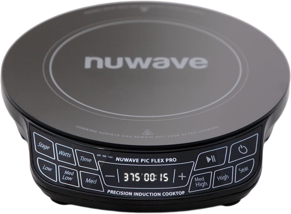 Nuwave Flex Pro 10.25” Precision Induction Cooktop with IMD Touch Display, LED,