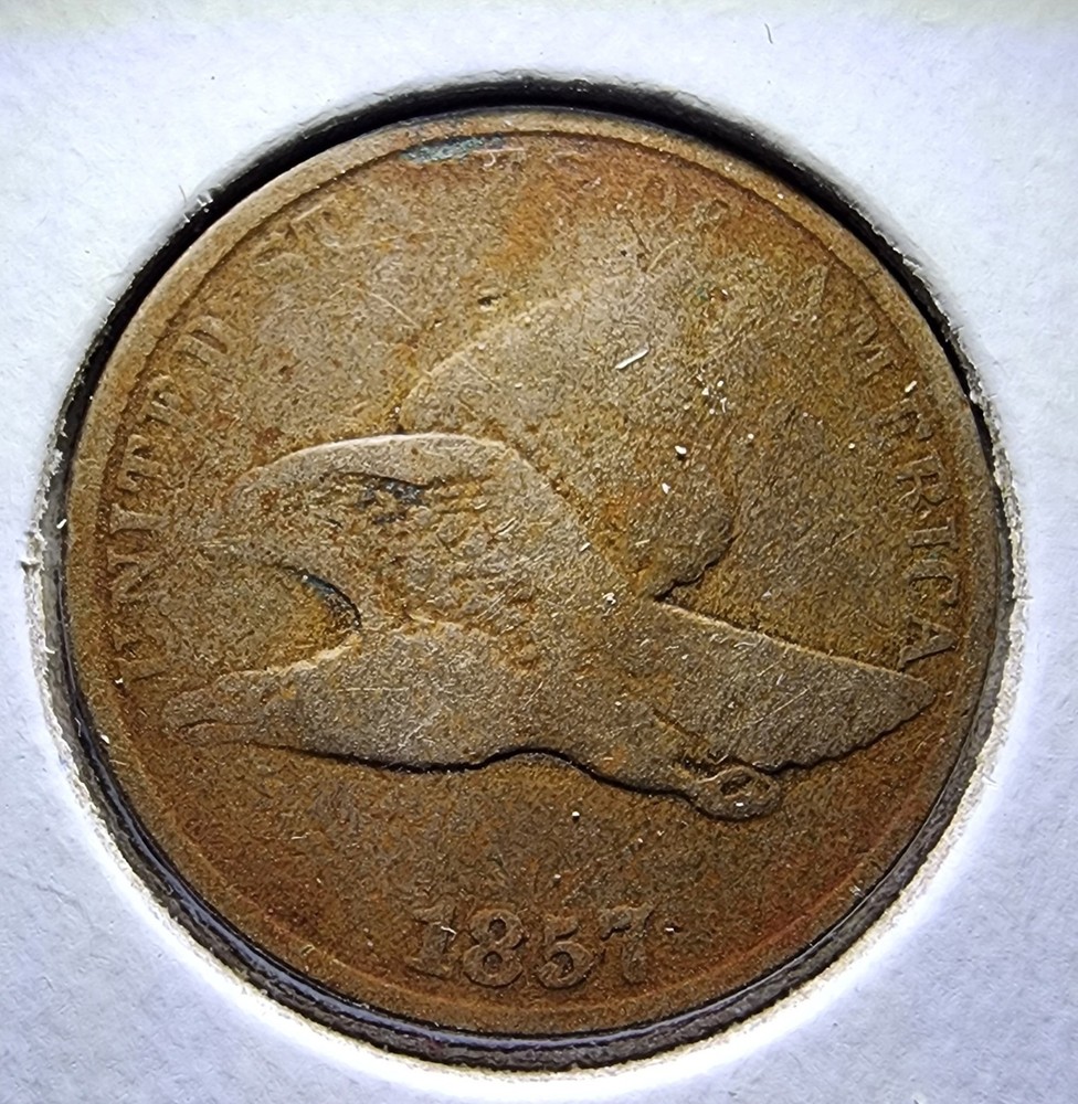 1857 Flying Eagle Small Cent - Low Grade