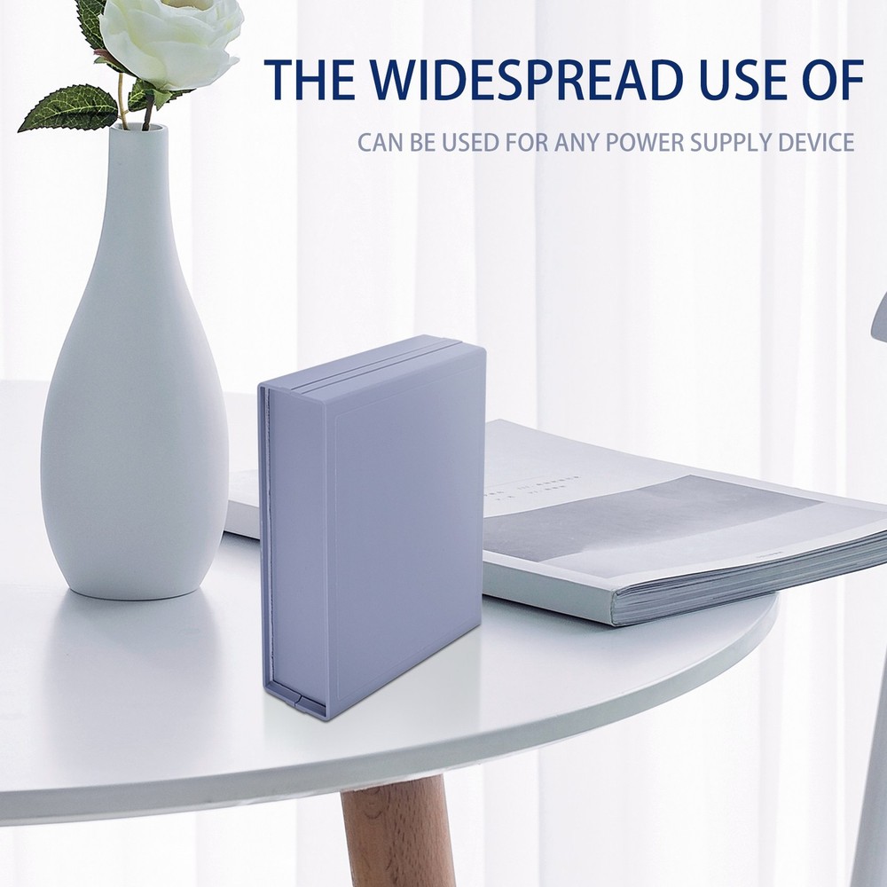 Plastic Electrical System Connection Box Case 152X120X42mm Light Grey M1D34103