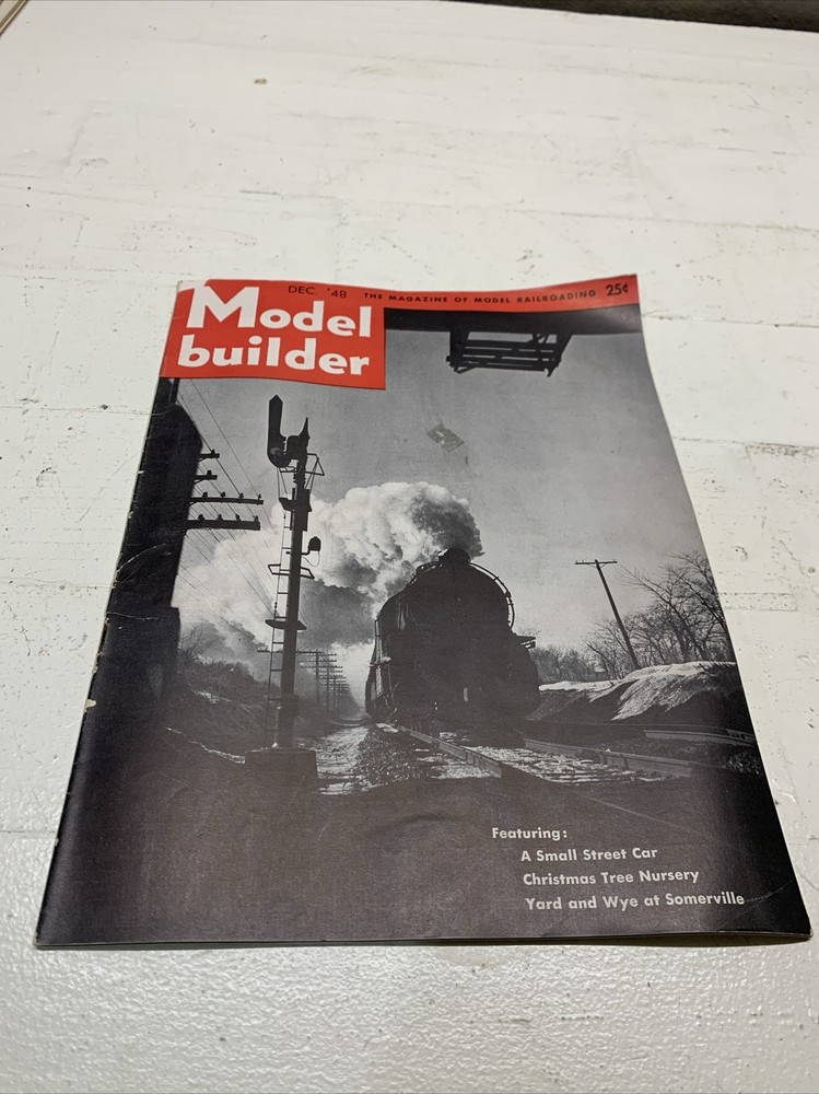 Model Builder 1948 December Lionel Train Magazine