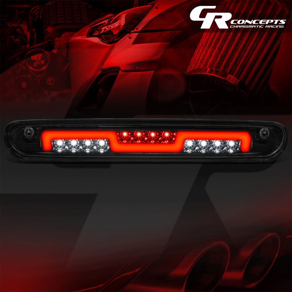 NUVISION SEQUENTIAL LED SMOKE REAR 3RD THIRD BRAKE LIGHT FOR 2007-2014 SILVERADO