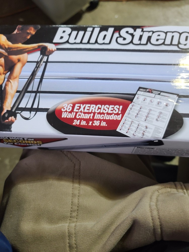 Ontel ISO 7X Isometric Workout Bar - Silver