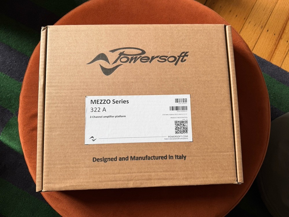 Powersoft Mezzo 322 A 320W/2-channel Compact Amplifier with DSP