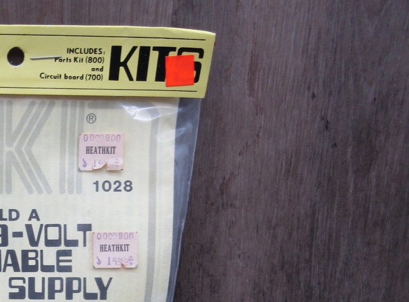 Eki/HEATHKIT STORE Project Kit -BUILD a 0-9 VOLT VARIABLE POWER SUPPLY - NEW/NOS