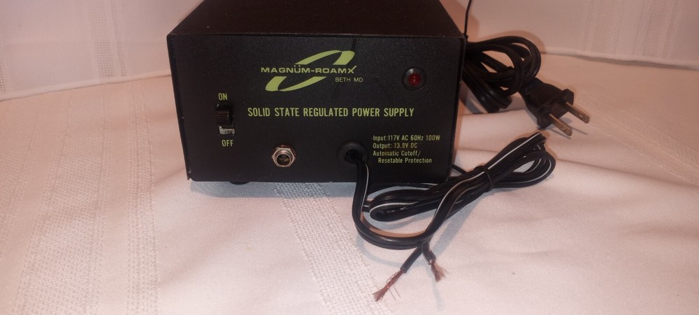 MAGNUM-ROAM X BETH MD SOLID STATE REGULATED POWER SUPPLY; WORKS GREAT!