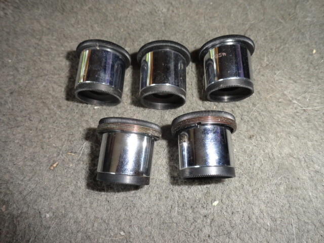 (5) 16X MICROSCOPE EYEPIECES (NEW, NEVER USED)