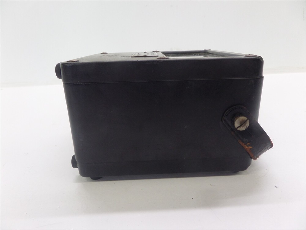 Vintage Weston AC Voltmeter Zero Corrector Meter Model 433 25-125 Cycles