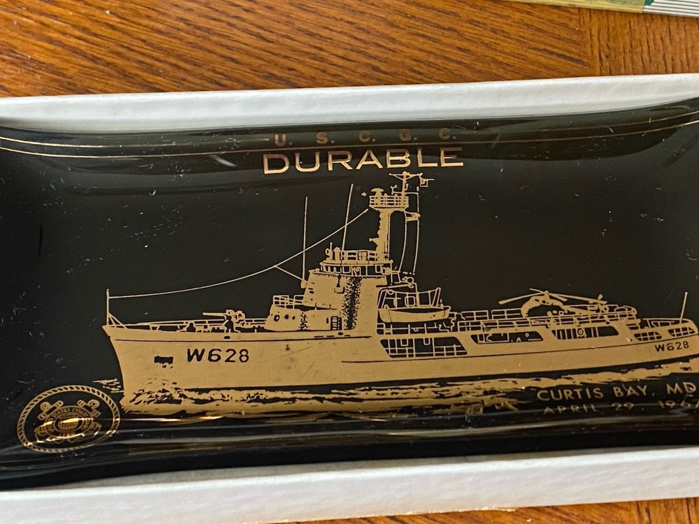 US Coast Guard Cutter Durable Glass Ash Tray