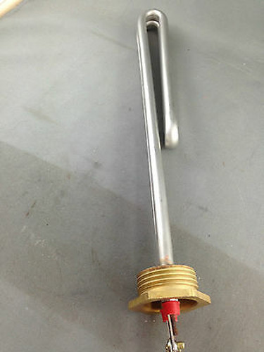 HOT WATER ELEMENT STAINLESS STEEL HEATER BOILER SPA TANK CYLINDER 3600W 1" BSP