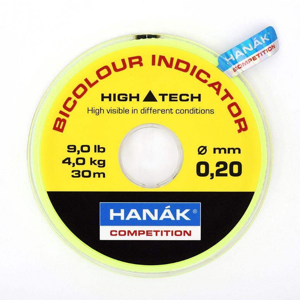Hanak Competition Bicolour Strike Indicator Line (Black/Yellow)