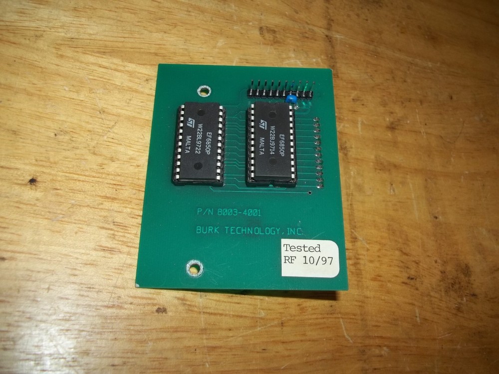 Burk ARC-16 Broadcast Transmitter Remote Control Unit PCB Board Pt.# 8003-4001
