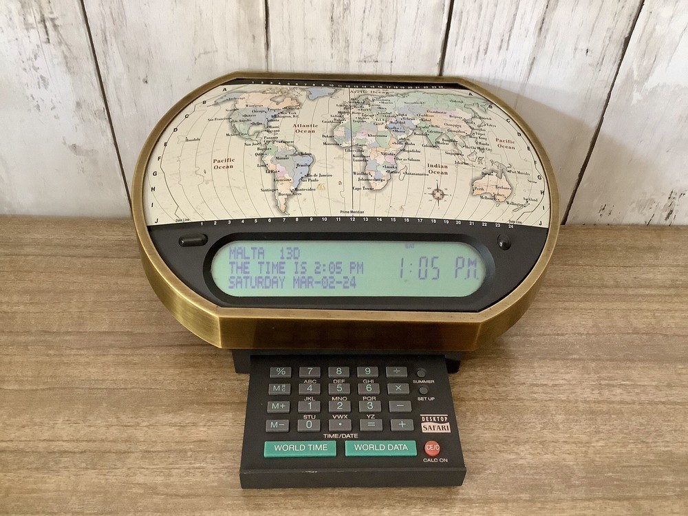 Desktop Safari World Clock/ Calculator