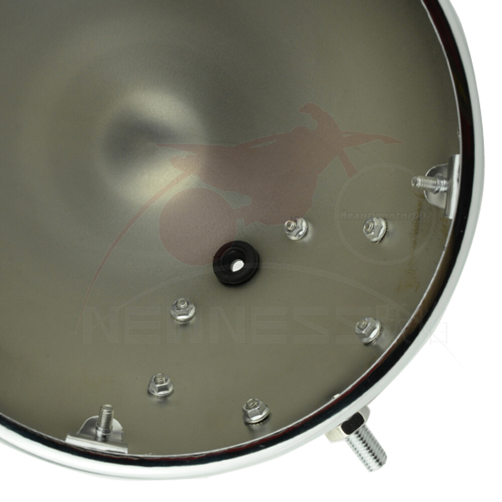 Motorcycle 7" Headlight Housing Shell Lamp Bucket For Harley Customs