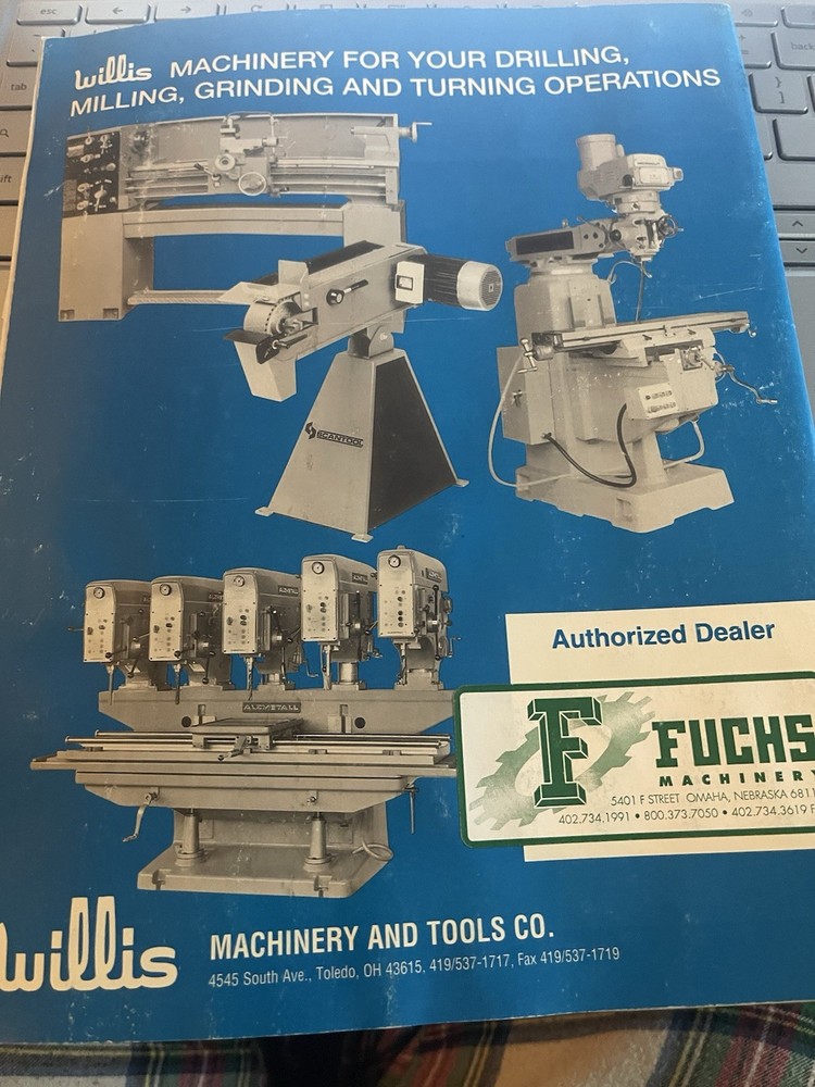 Willis Machinery and Tools Company General Catalog