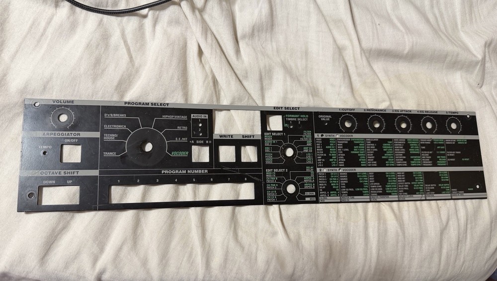 MicroKorg Replacement Top Shell and Faceplate