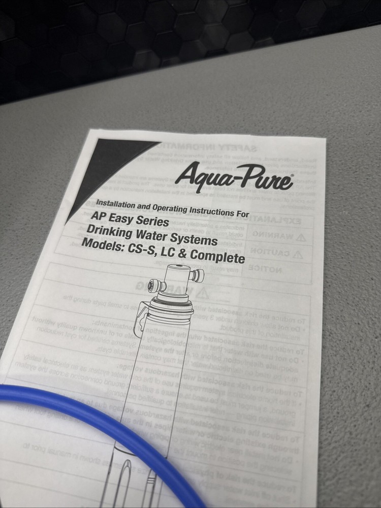 3M AQUA-PURE DRINKING WATER SYSTEM