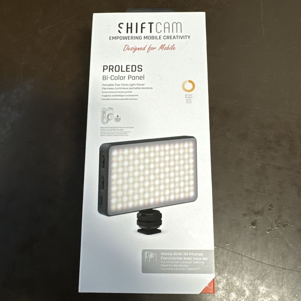 ShiftCam ProLED Bi-Color Light Panel - Brand New