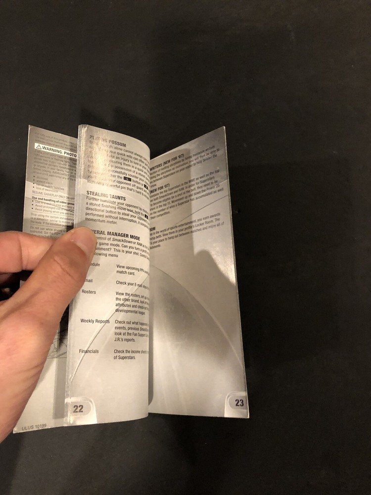 smackdown vs raw 2007 psp manual Only