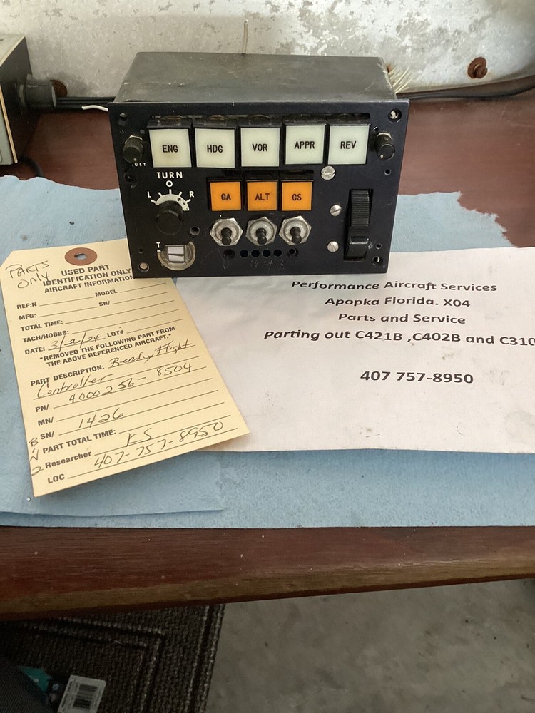 Bendix Flight Controller PN400256-8504 PARTS ONLY