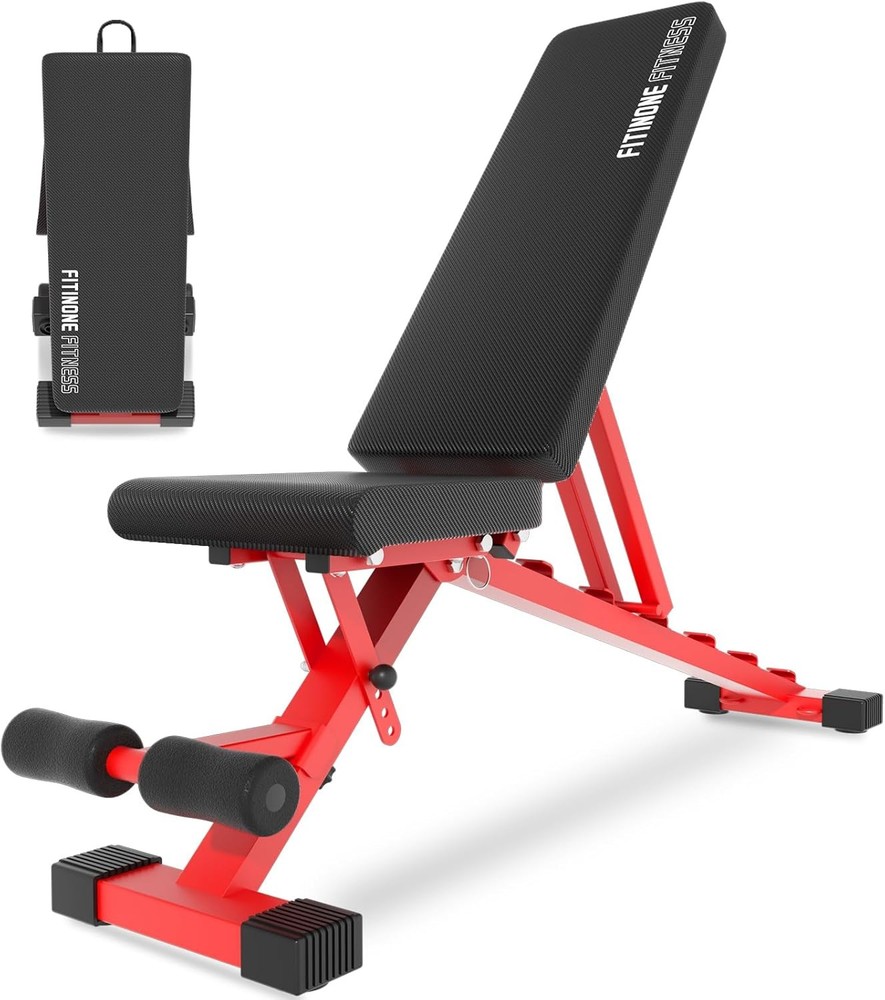 Adjustable Folding Weight Bench Home Gym 660 lbs Capacity Multi-Functional