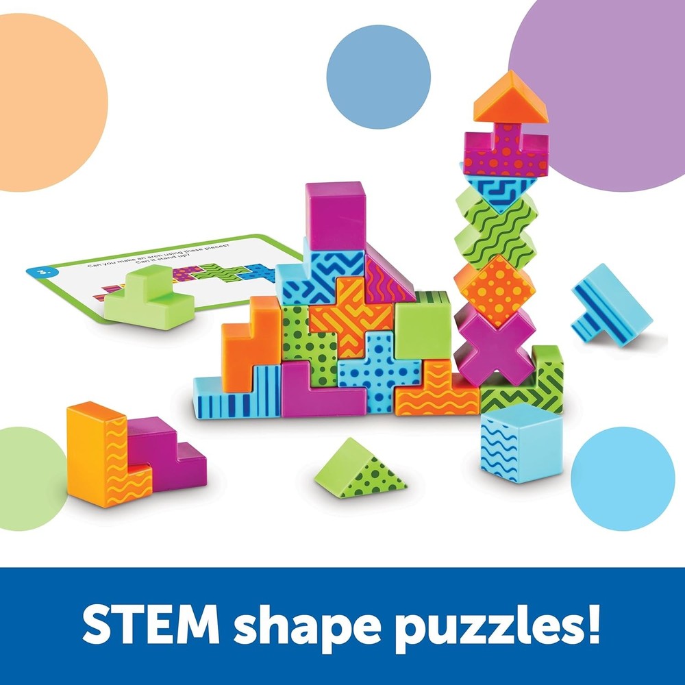 Learning Resources STEM Explorers Brainometry - 3d Puzzle, Brain Games, Braintea