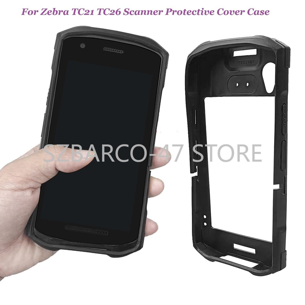 US For Zebra TC21 TC26 Scanner Protective Cover Case Rugged Boot + Handstrap NEW