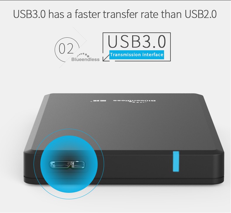 Portable External Hard Disk Drive 2.5" USB 3.0 80GB FOR Notebook Laptop MACBOOK